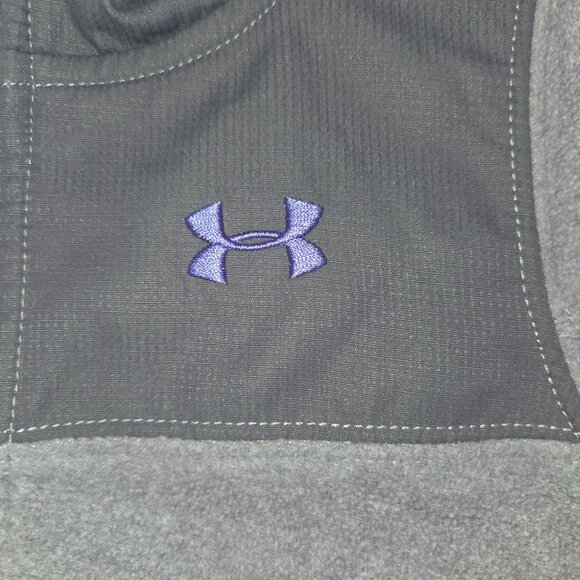 Under Armour Toddler Hoodie Jacket 2T Gray & Purple 4145 - Picture 2 of 7